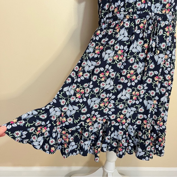 Loft Floral Godet Drawstring Dress - Picture 5 of 16